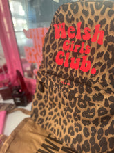 Load image into Gallery viewer, Leopord "Welsh Girls Club" Large rucksack