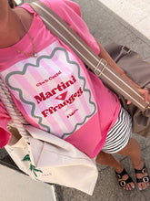 Load image into Gallery viewer, "Martini Ffrangeg"oversized style T-shirt (100% organic cotton)