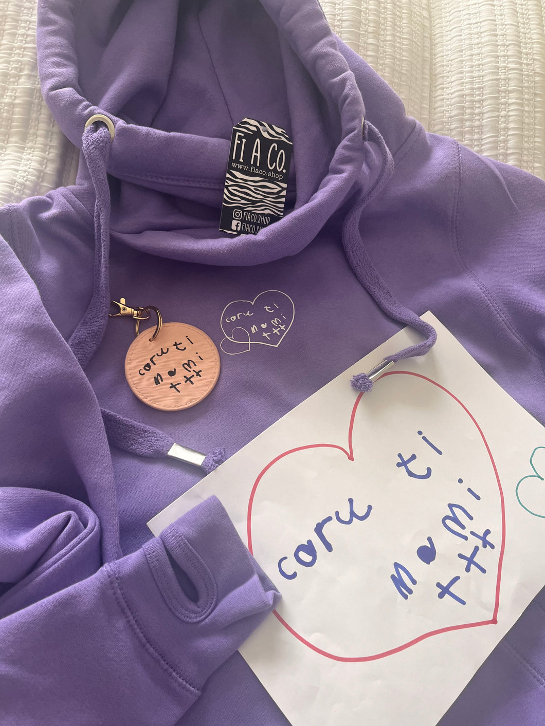“Kids drawing” sweater/hood