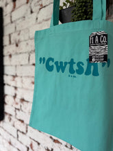 Load image into Gallery viewer, 2 sided &quot;Welsh girls Club&quot; bag with your personalised favourite Welsh saying on the back
