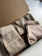 Load image into Gallery viewer, Personalised Wedding socks (kids &amp; adults)

