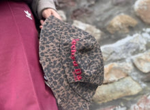 Load image into Gallery viewer, "Iechyd Da" leopard print bucket hat

