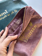 Load image into Gallery viewer, Velvet personalised accessory bags

