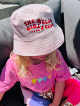 Load image into Gallery viewer, “Welsh girls club” bucket hat (kids one size?

