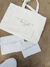 Load image into Gallery viewer, “THE JUST INCASE BAG” organic cotton accessory bag
