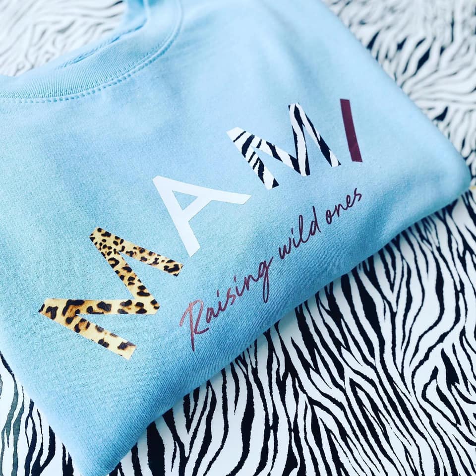 “MAMI RAISING WILD ONES” sweater
