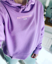 Load image into Gallery viewer, Lilac “MOTHERHOOD” Hoods
