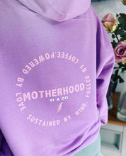 Load image into Gallery viewer, Lilac “MOTHERHOOD” Hoods
